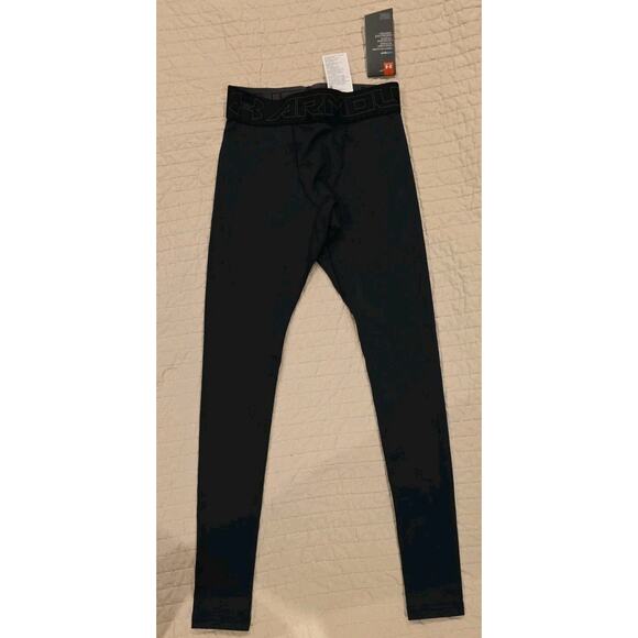 Under Armour ColdGear Compression Leggings Men’s Sm Black Tight Base Layer NWT - Picture 1 of 10